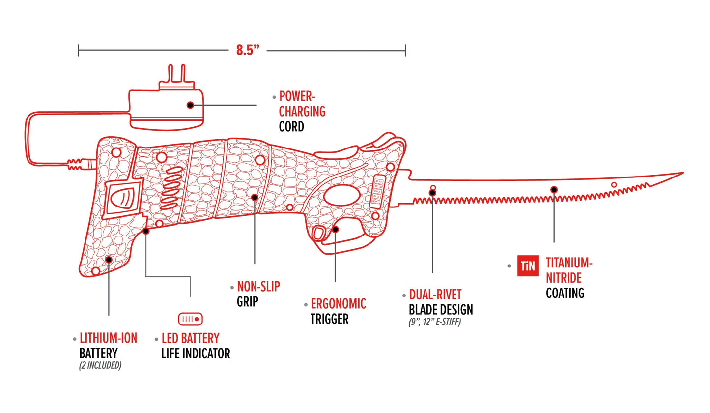 Lithium Ion Cordless Fillet Knife