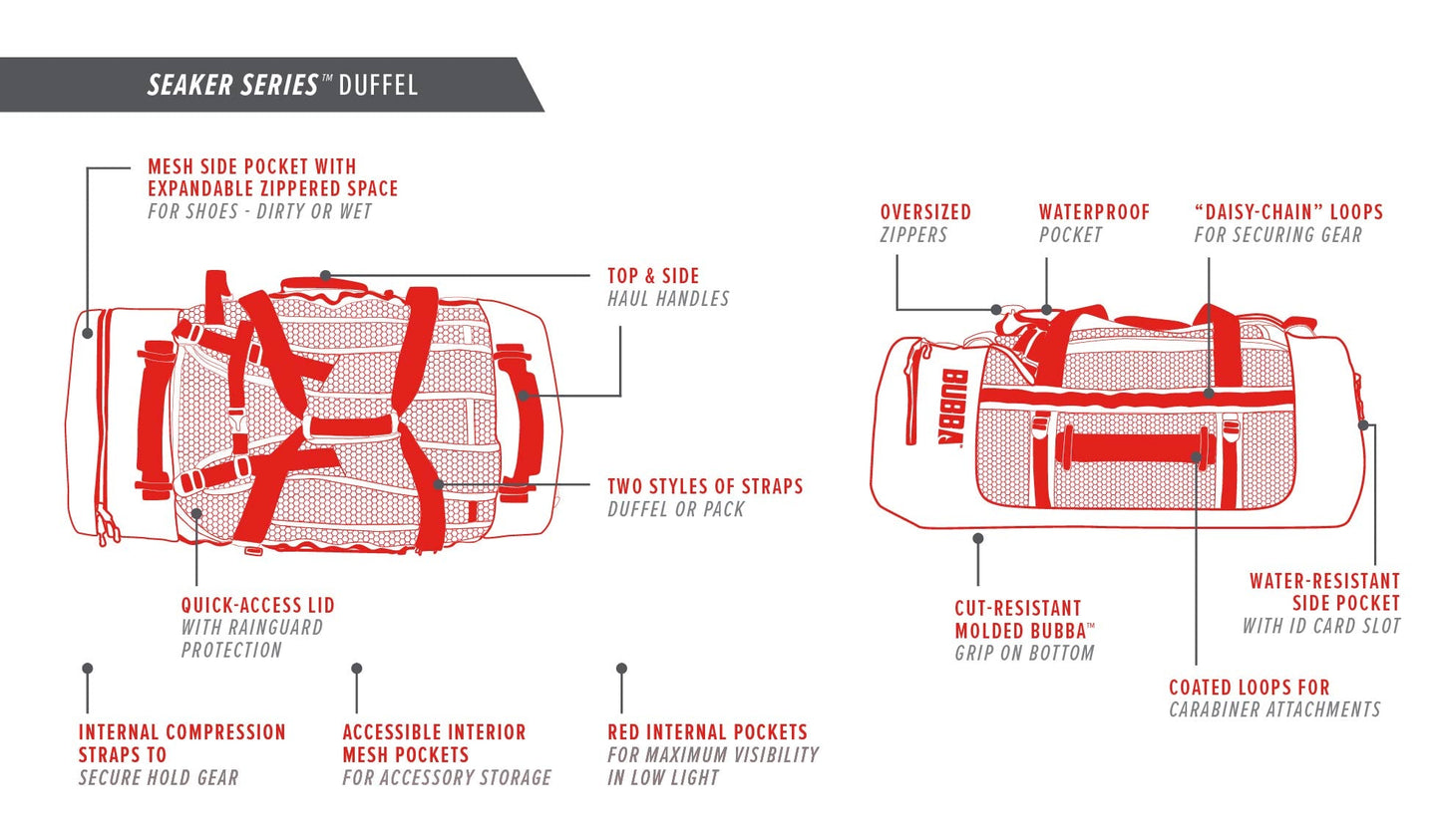 Seaker 62L Duffel Pack