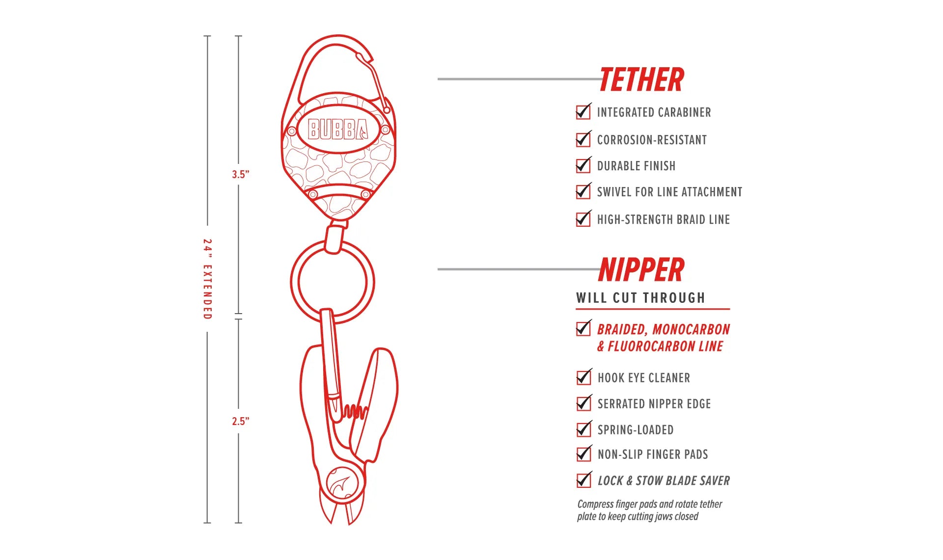 Nipper & Tether Combo